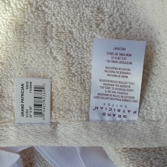 2-pack Grand Patrician Bath Towels - Picture 4 of 5